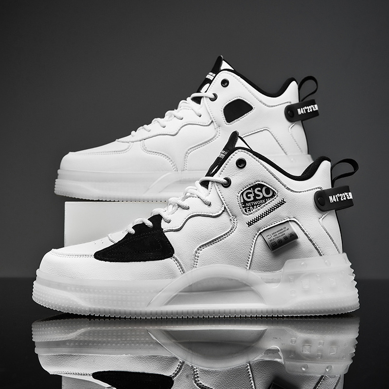 Autumn winter men's shoes high top leather shoes 02